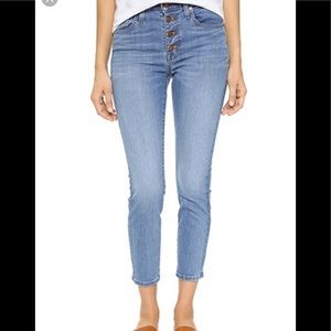 Madewell 9” High Riser Skinny Skinny Crop
